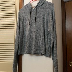 Blue loose sweatshirt